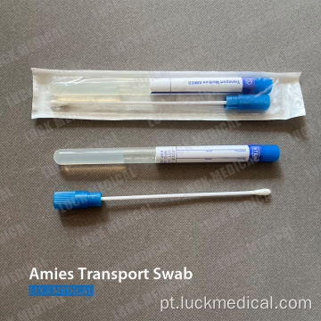 Transporte Swab Sticks com tubo de gel